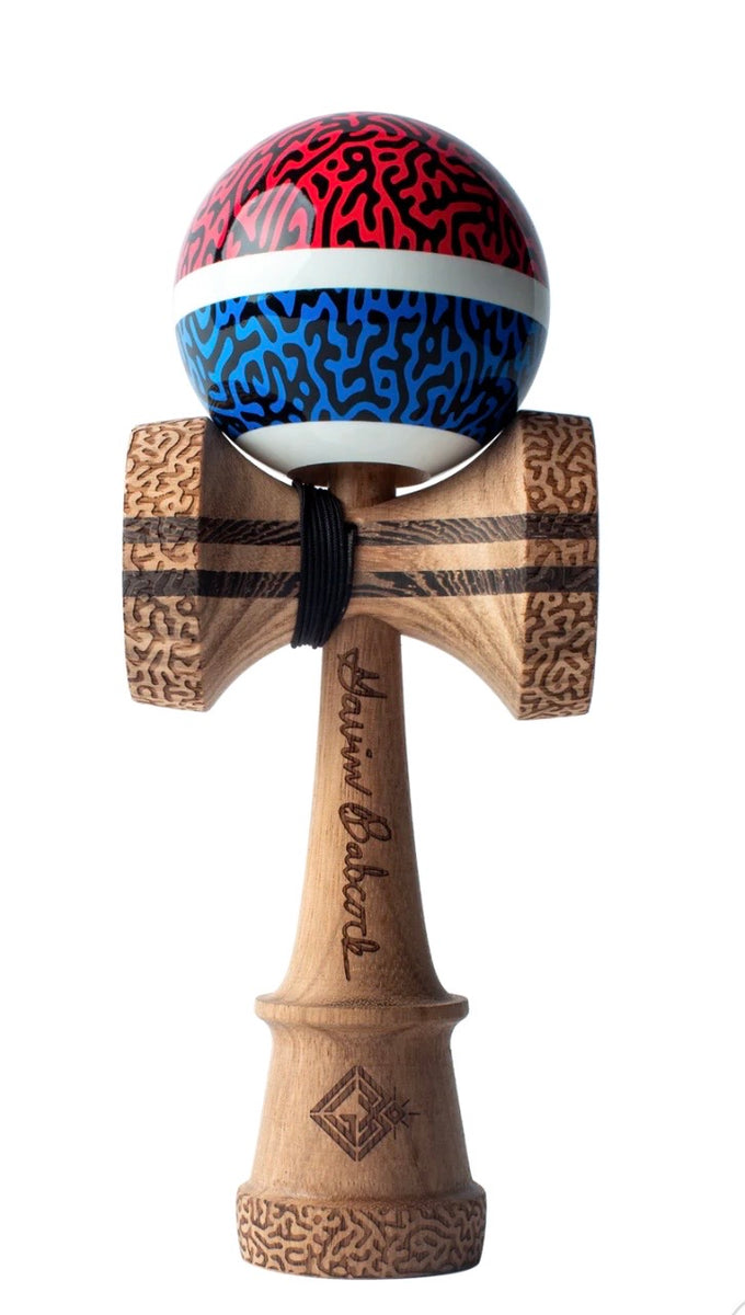 けん玉 GAVIN BABCOCK-シグネチャーモデル-AMPEDシェイプ Sweets Kendama Gavin Babcock Signature MOD Amped – Glow Fish Studios