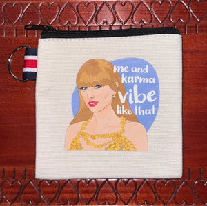 Taylor Swift Me and Karma Pouch