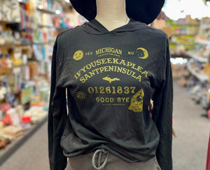 Michigan Ouija Black T-Shirt Hoodie