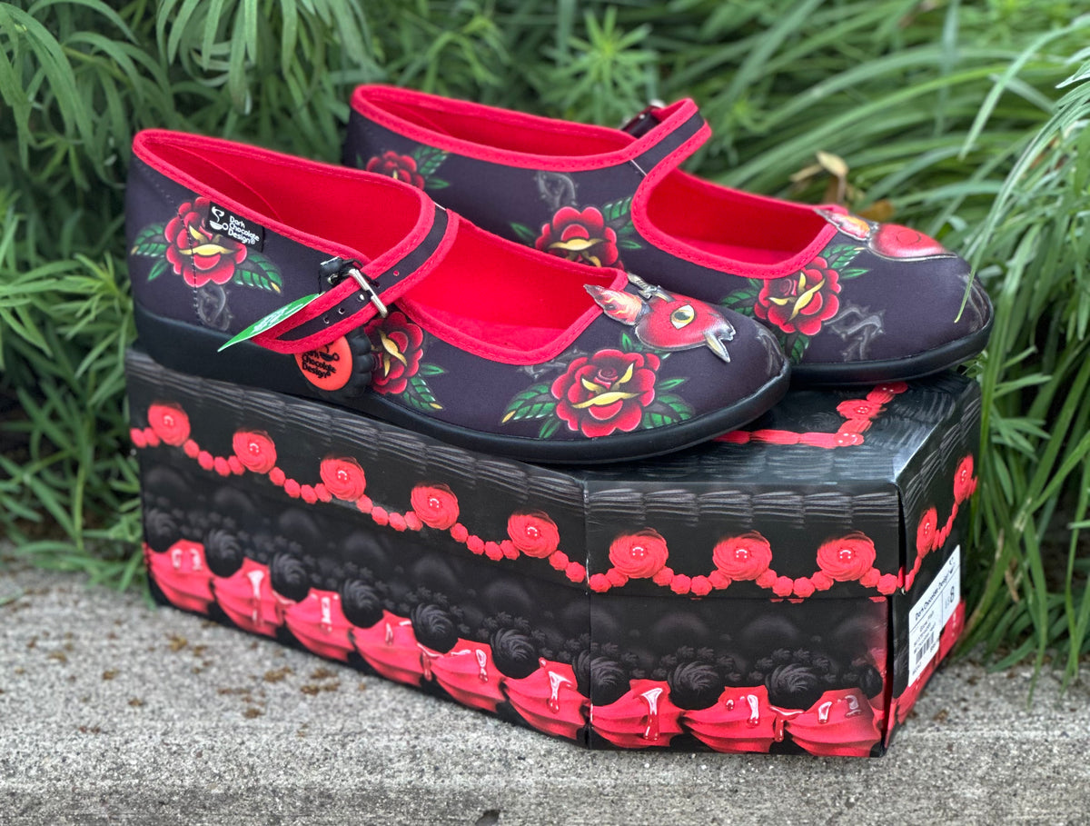 Chocolitas Heart Women's Mary Jane flats Hot Chocolate Design
