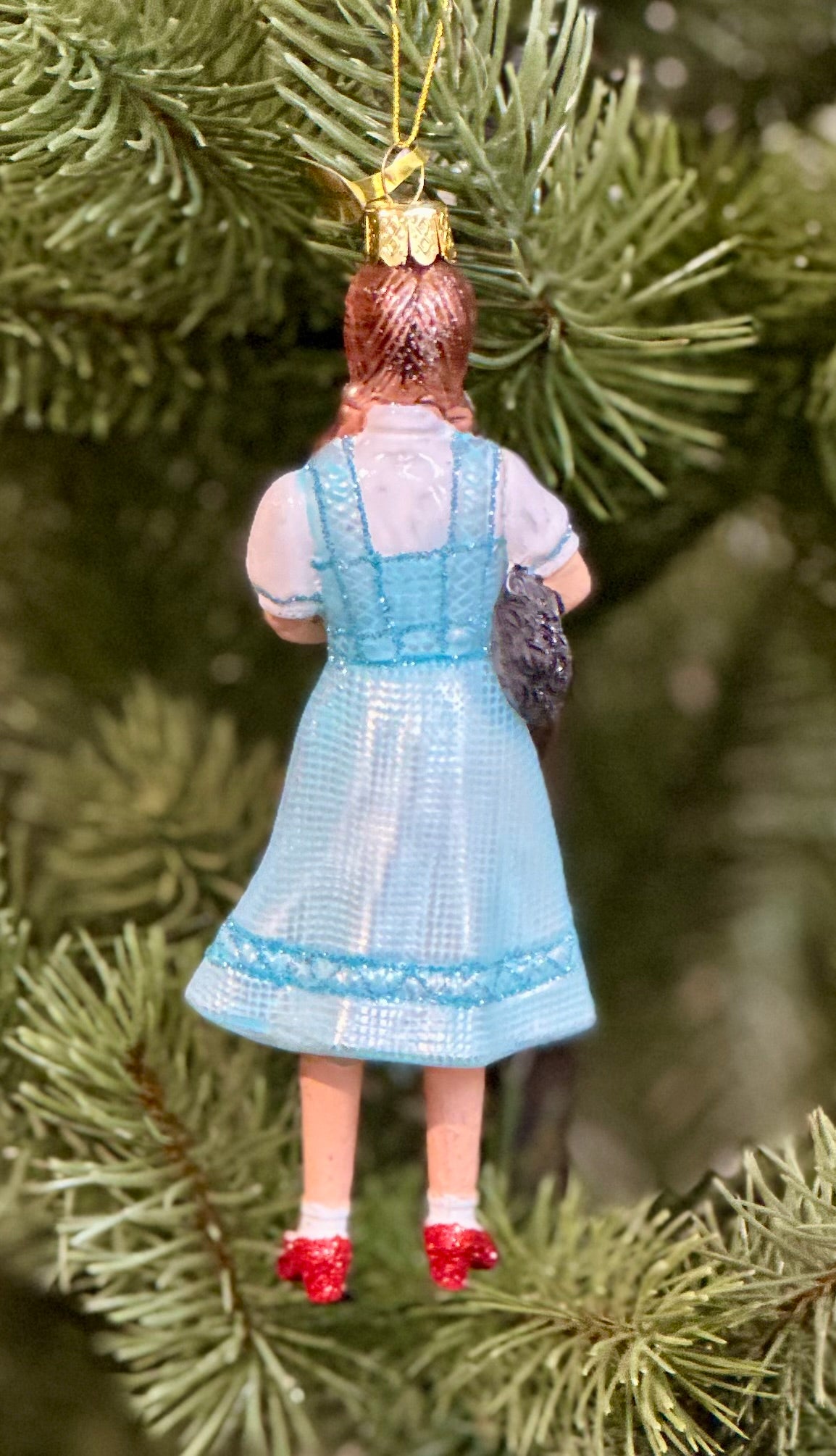 Dorothy The Wizard of Ornament Glass Cody Foster Ornament
