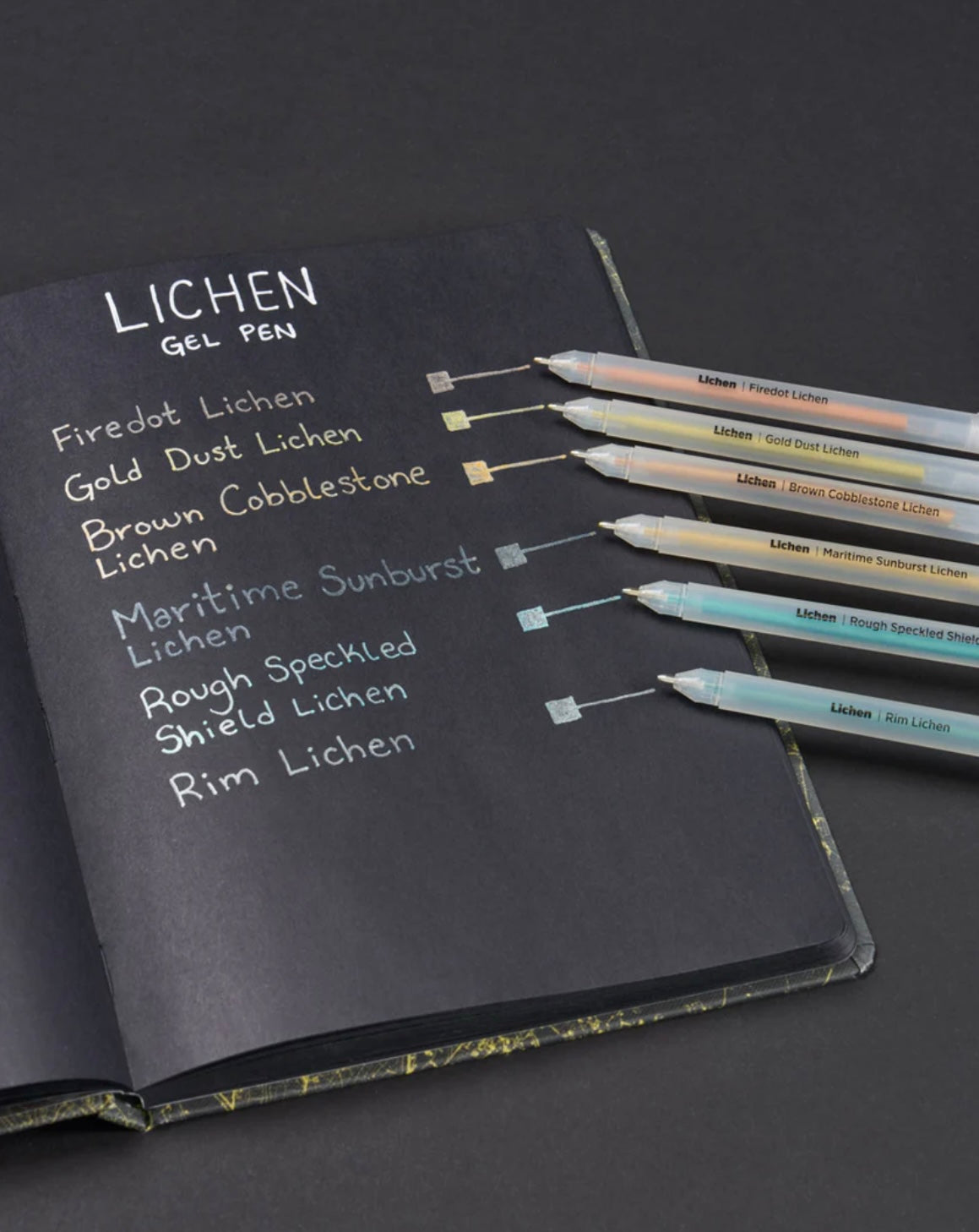 Lichen Metallic Gel Pens Medium Tip Cognitive Surplus