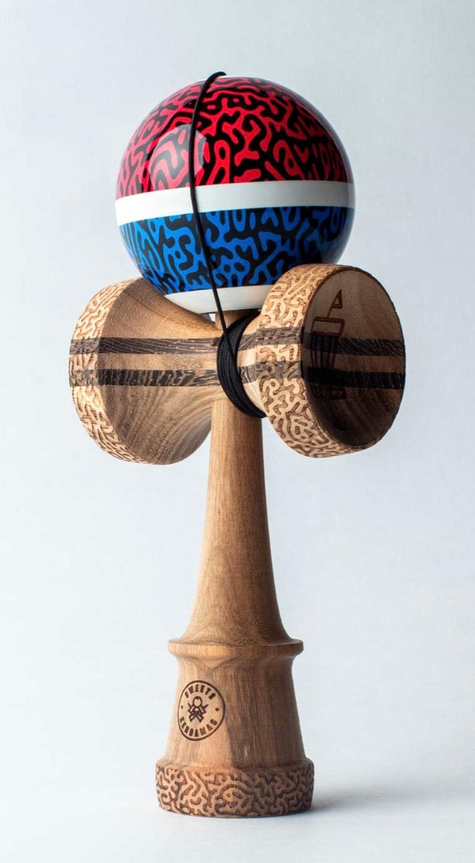 けん玉 GAVIN BABCOCK-シグネチャーモデル-AMPEDシェイプ Sweets Kendama Gavin Babcock Signature MOD Amped – Glow Fish Studios