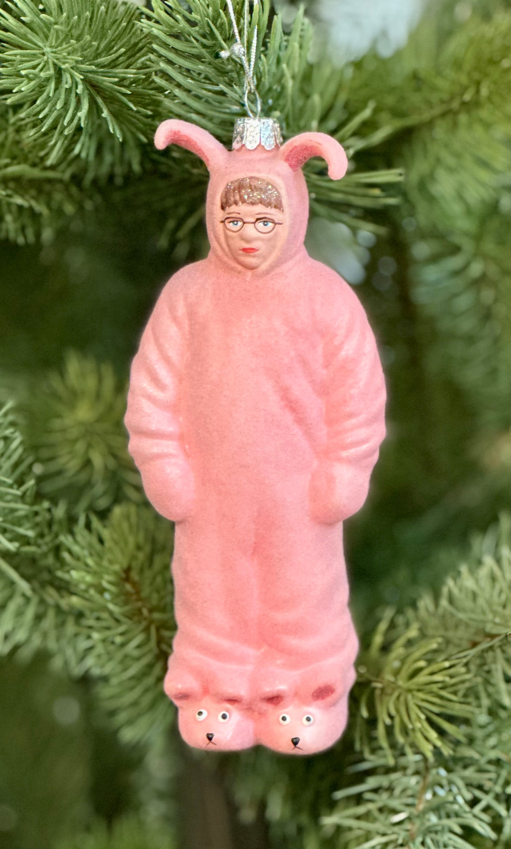 Ralphie A Christmas Story Glass Cody Foster Ornament
