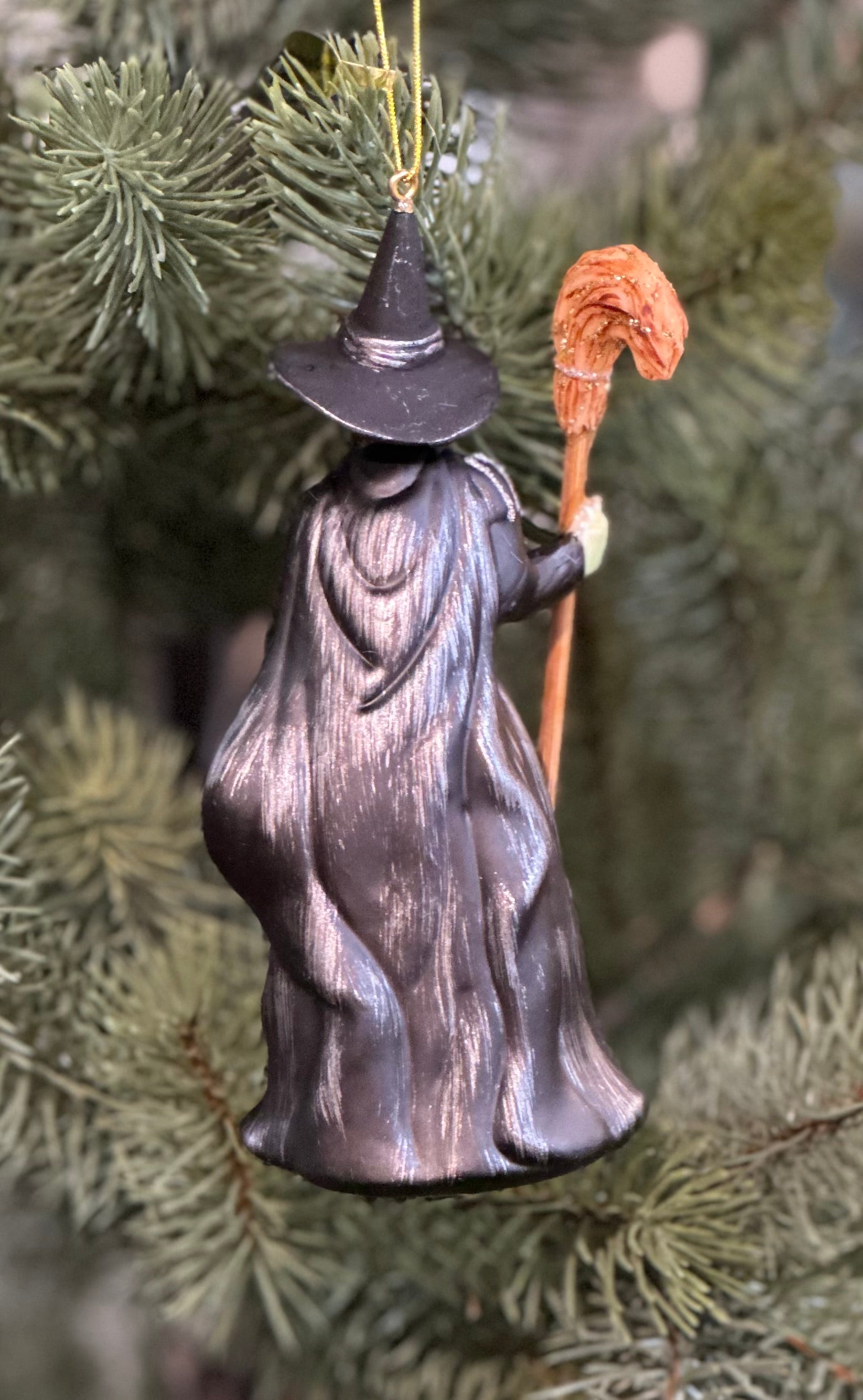 Wicked Witch of the West Glass Cody Foster Ornament