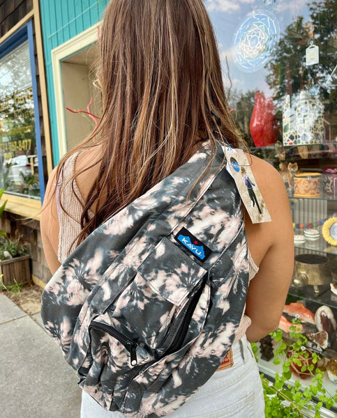 succulent kavu bag Kavu Rope Sack High Rise Tie Dye Cross Body Bag – Glow Fish Studios