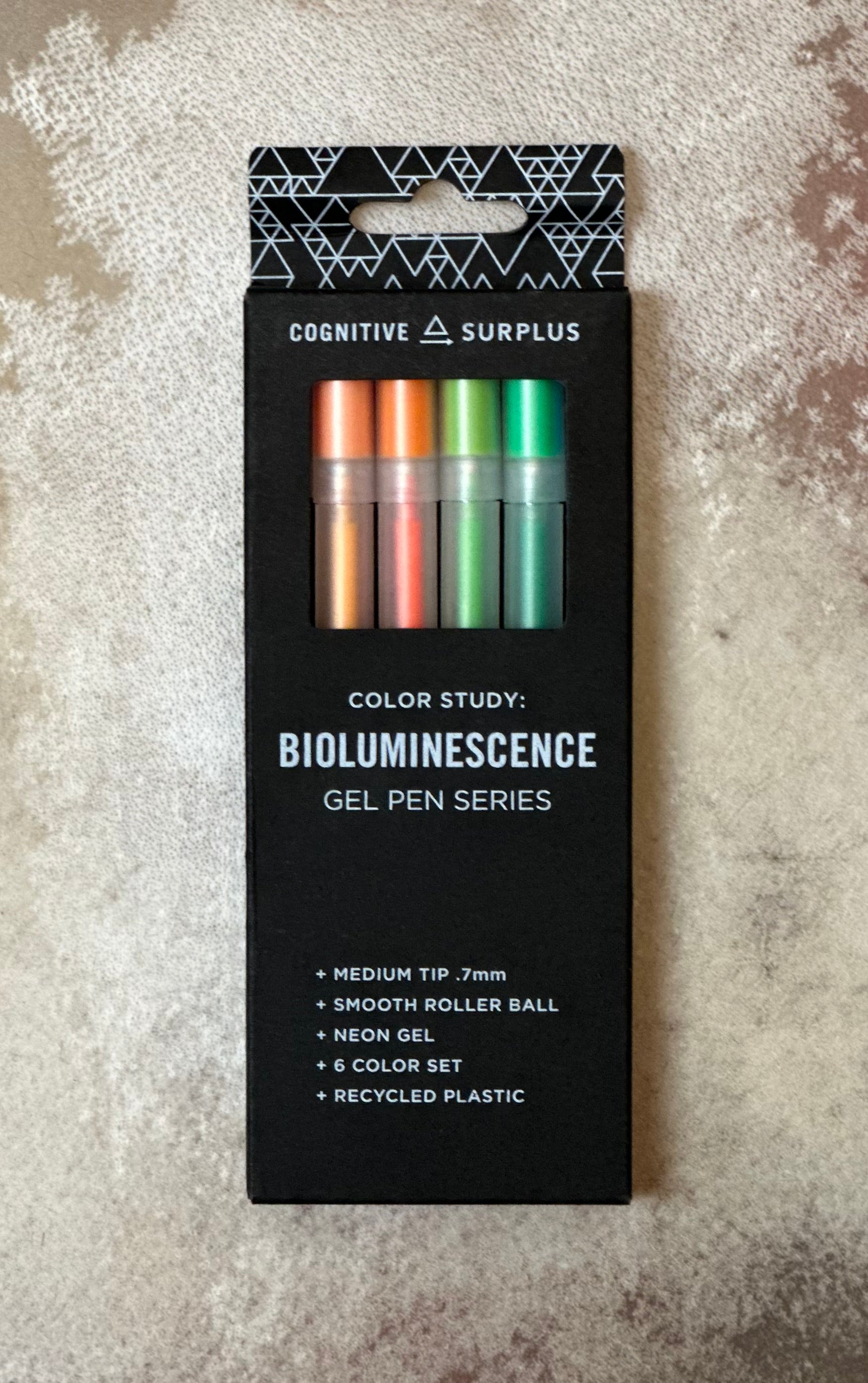 Bioluminescence Neon Gel Pens Medium Tip Cognitive Surplus
