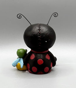 Dot the Ladybug Signature Skeleton Furrybones Collectible Figurine Glow Fish Studios