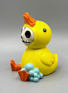 Bob the Rubber Ducky Signature Skeleton Furrybones Collectible Figurine Glow Fish Studios