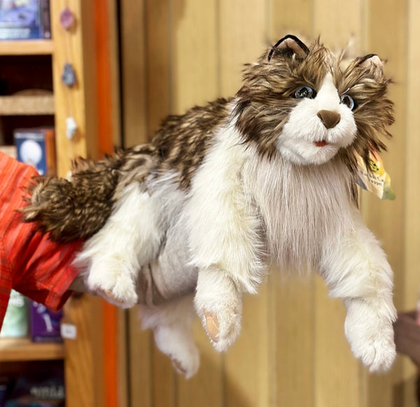 Folkmanis ragdoll cat hand puppet hotsell