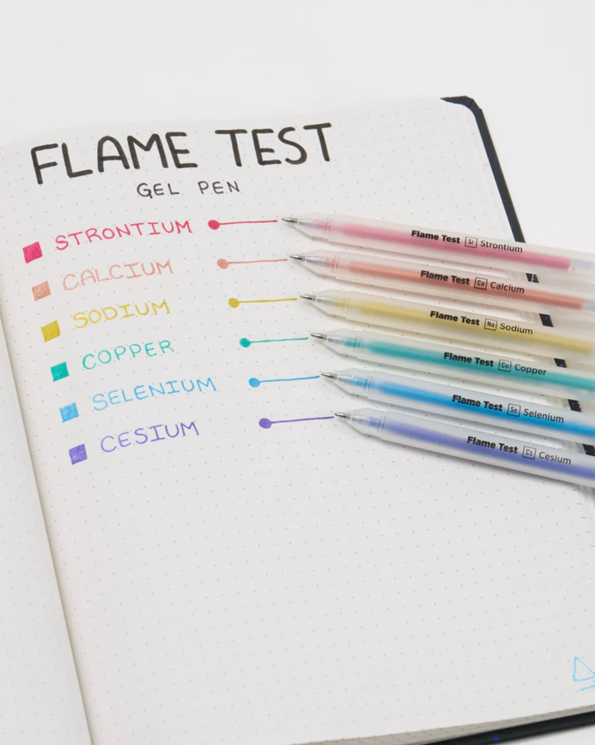 Flame Test Metallic Gel Pens Medium Tip Cognitive Surplus