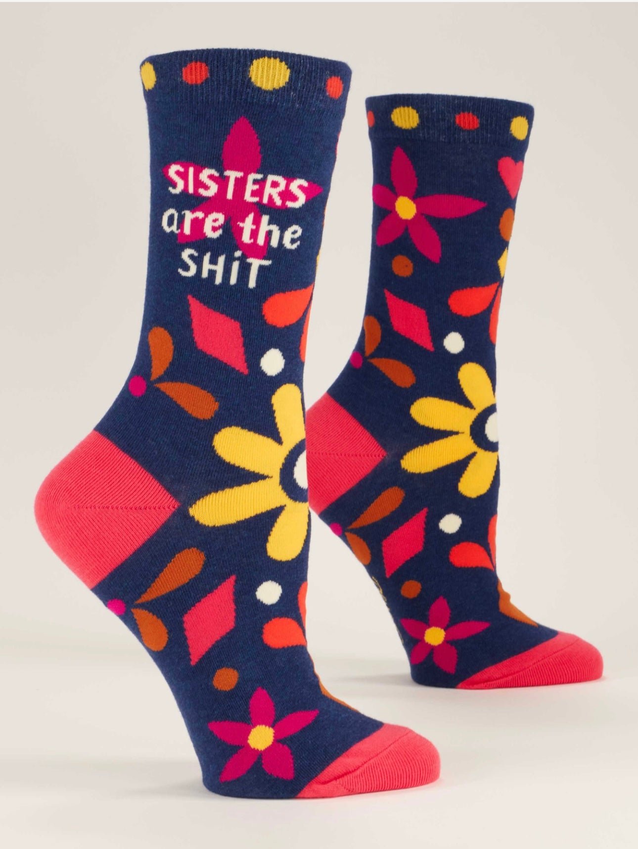 Sisters Are The Shit Women's Crew Novelty Socks