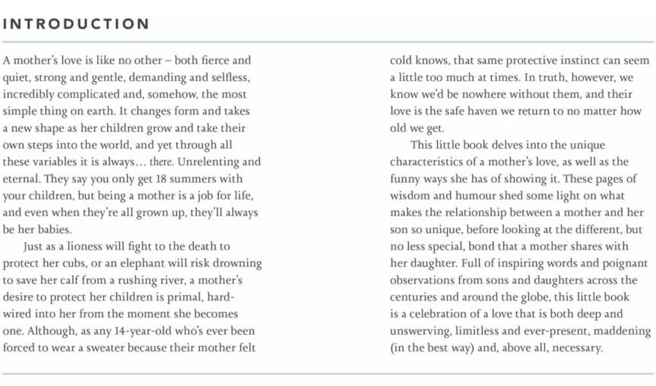 Little Book of Mother's Love by Orange Hippo hardcover