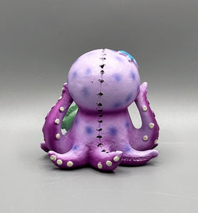 Purple Octopee Octopus Signature Skeleton Furrybones Collectible Figurine Glow Fish Studios