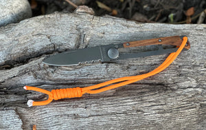 Papagayo Skinny Folder Serrated Linerlock 4" Pocket Knife