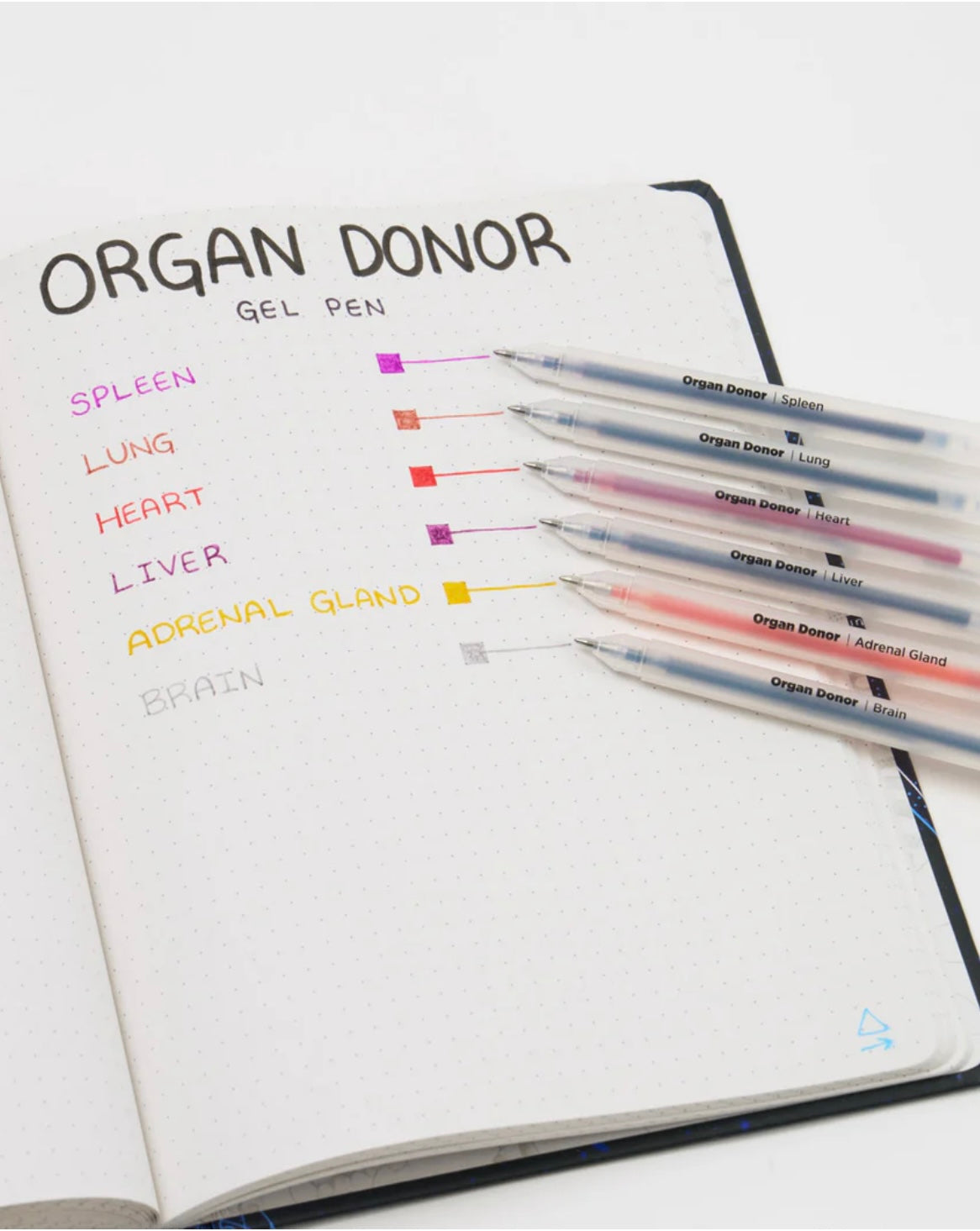 Organ Donor Gel Pens Medium Tip Cognitive Surplus