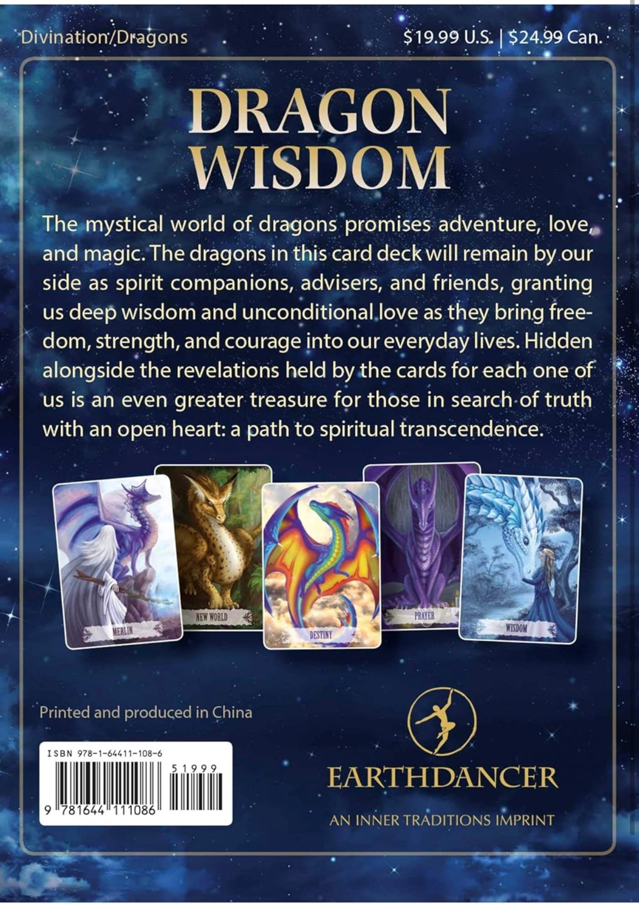 Dragon Wisdom: 43 card Oracle Deck and Book by Christine Arana Fader