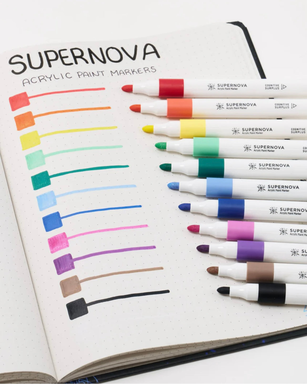 Supernova Acrylic Markers Bullet Tip Cognitive Surplus