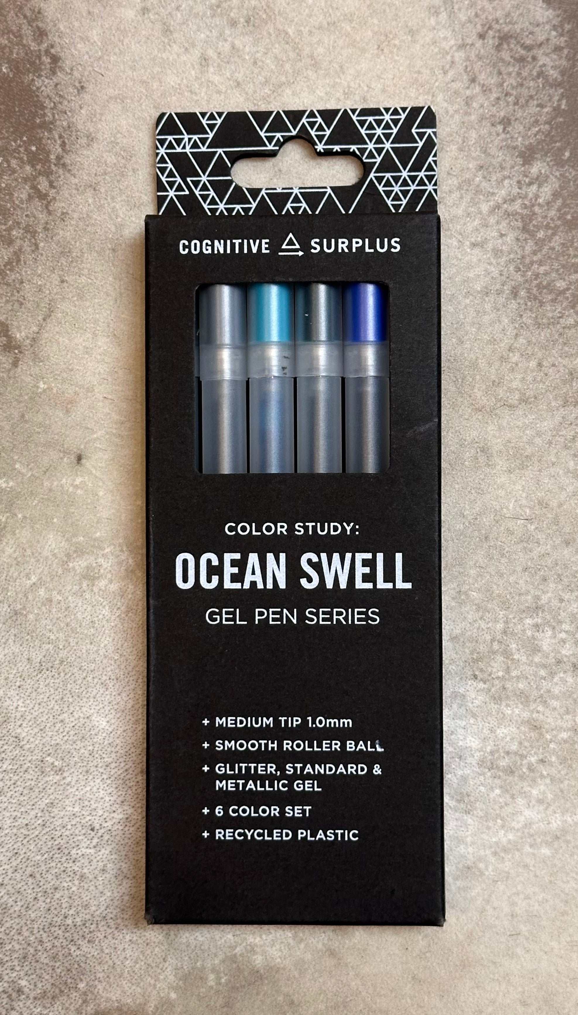 Ocean Swell Gel Pens Medium Tip Cognitive Surplus