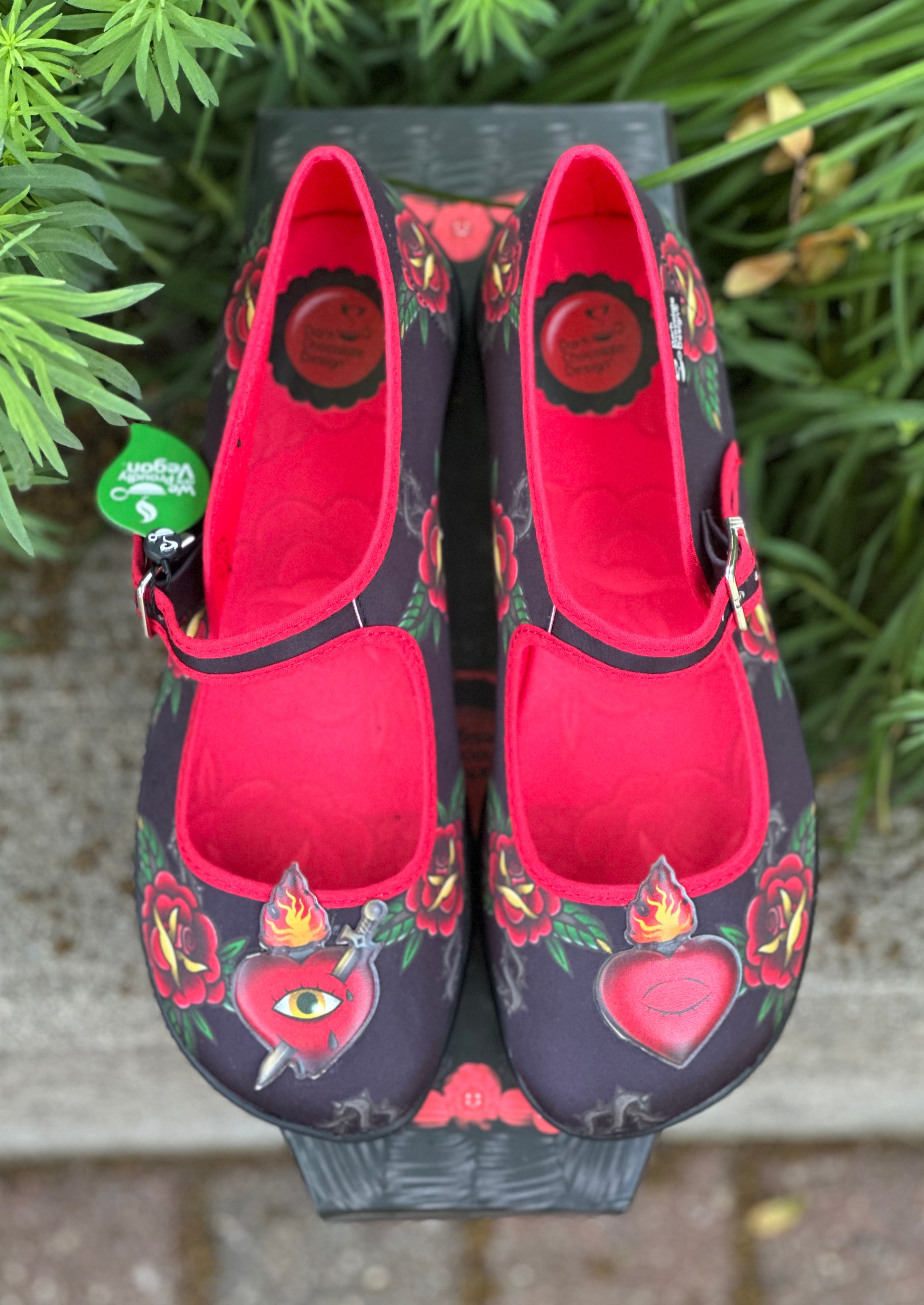 Chocolitas Heart Women's Mary Jane flats Hot Chocolate Design
