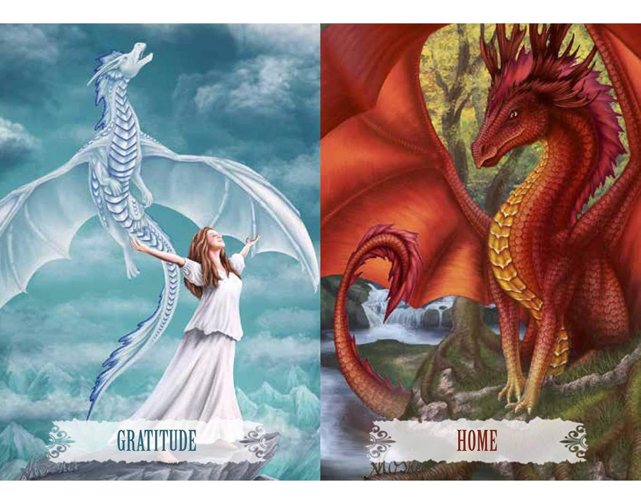 Dragon Wisdom: 43 card Oracle Deck and Book by Christine Arana Fader
