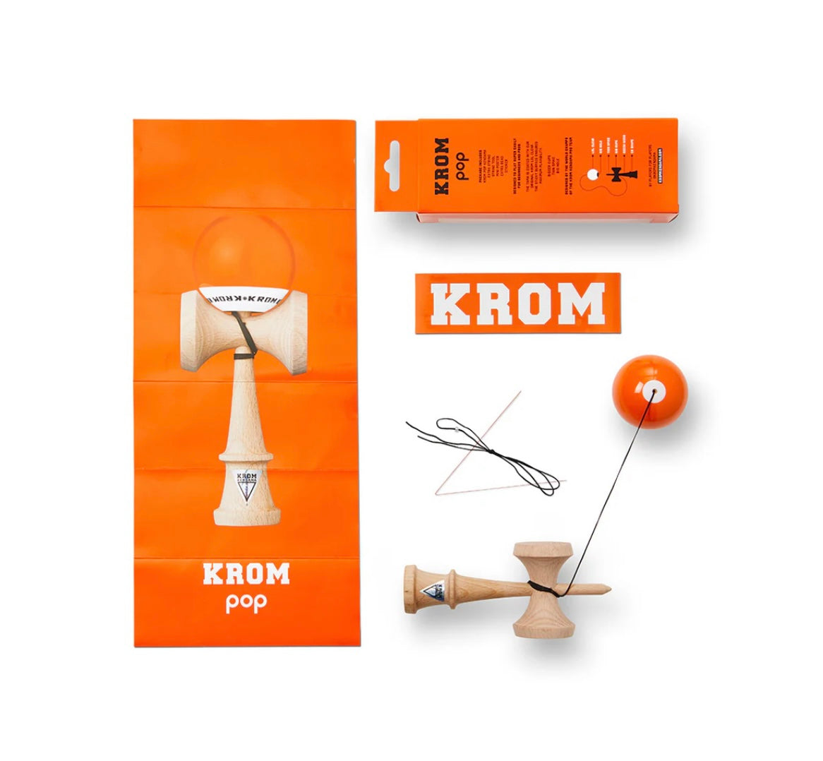 KROM Pop Lol Orange Kendama