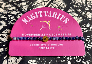 Mini Zodiac Saggittarius Bracelet Glow Fish Studios