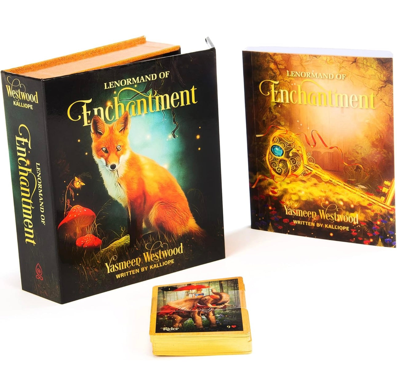 Lenormand of Enchanment Oracle by Kalilope Haratsidis Oracle Kit bundle Box set with 36 cards and guide book