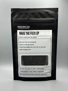Wake the F*ck Up - Rich Black Loose Leaf tea with Elderberries Modestmix Teas