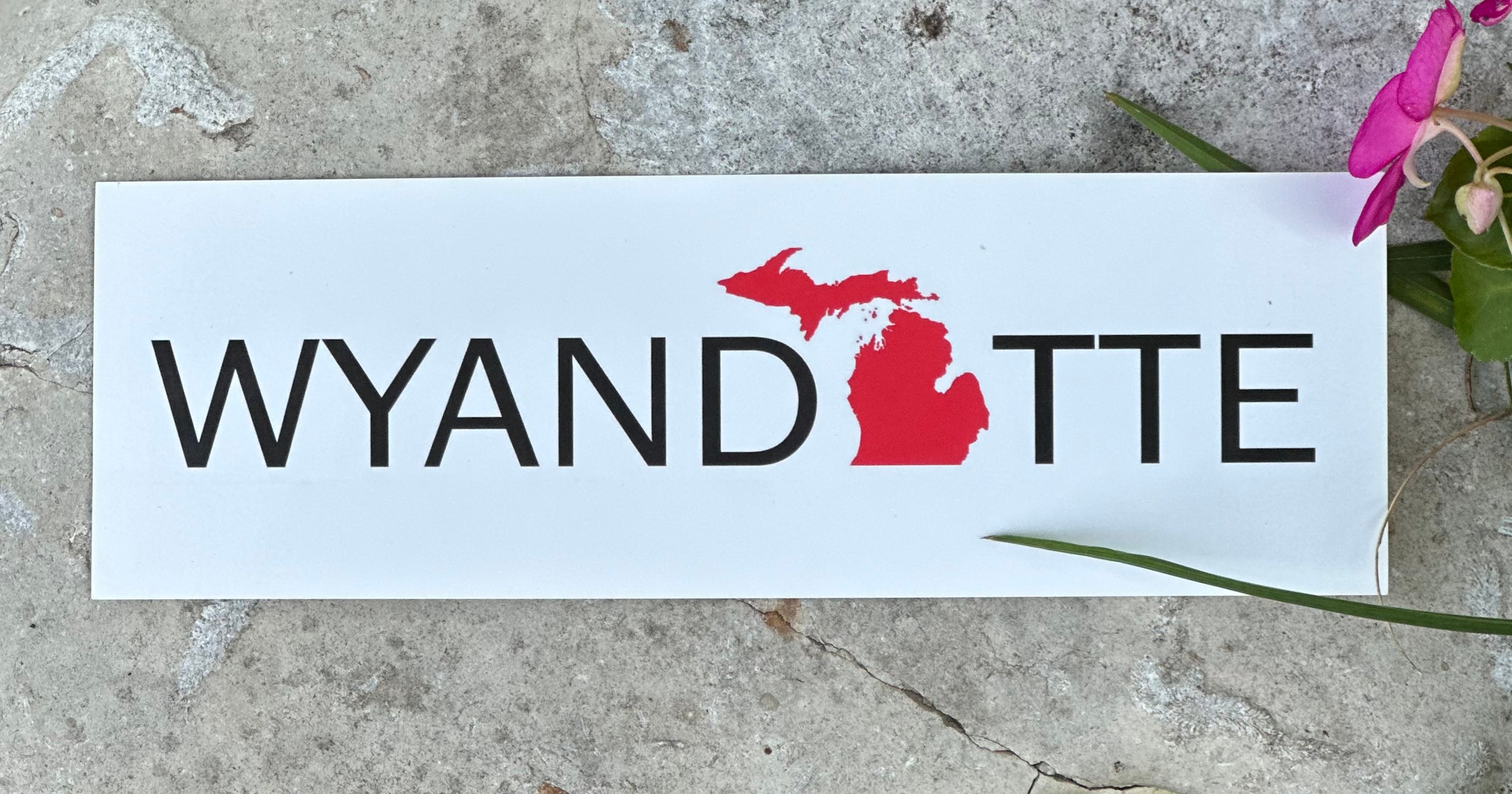 Wyandotte Mitten Vinyl sticker