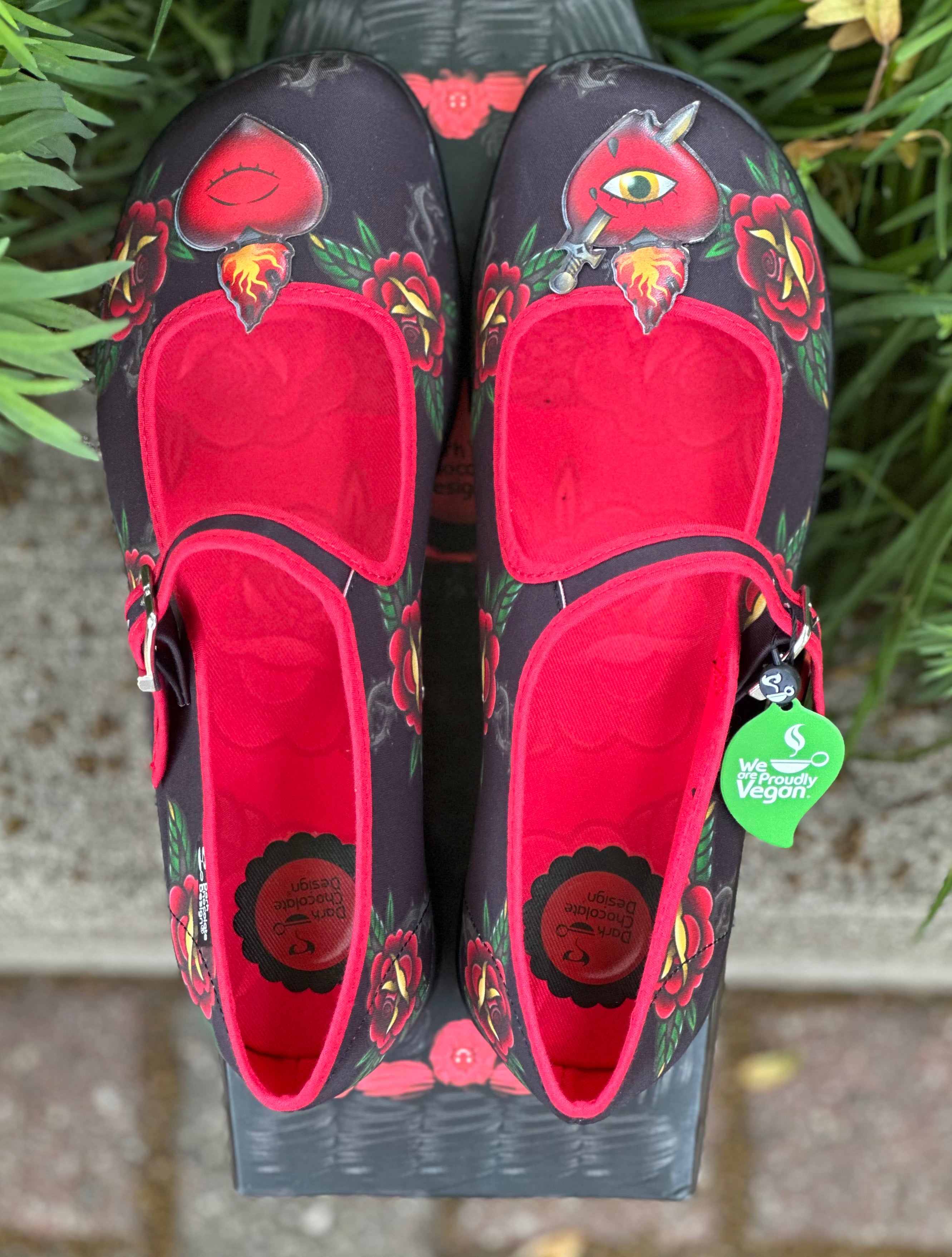 Chocolitas Heart Women's Mary Jane flats Hot Chocolate Design