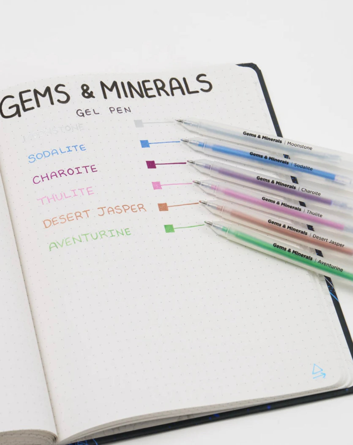 Gems & Mineral Metallic Gel Pens Medium Tip Cognitive Surplus