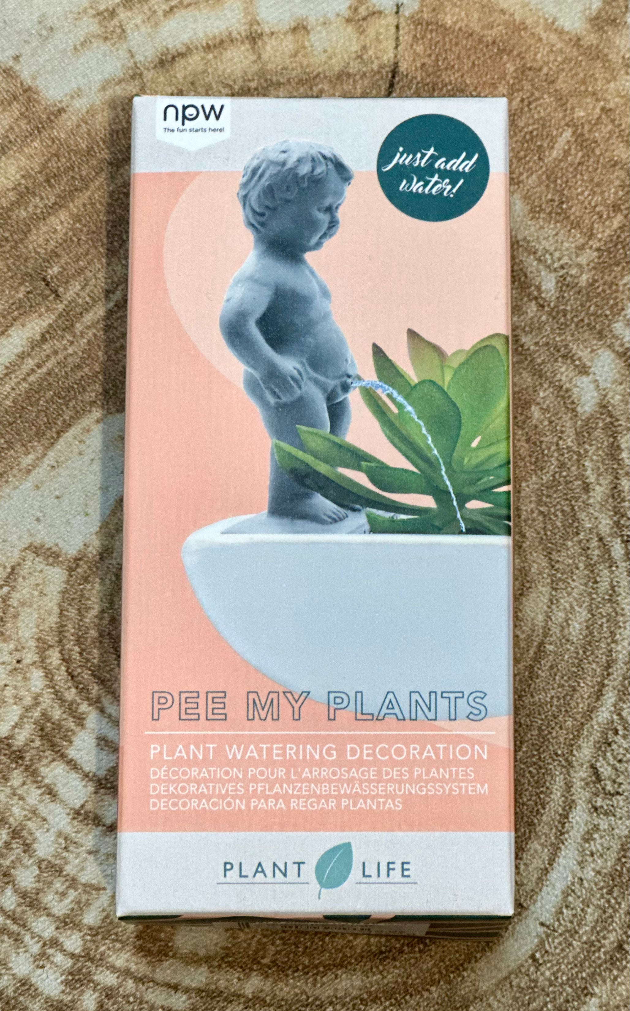 Pee My Plants Plant Watering Decoration