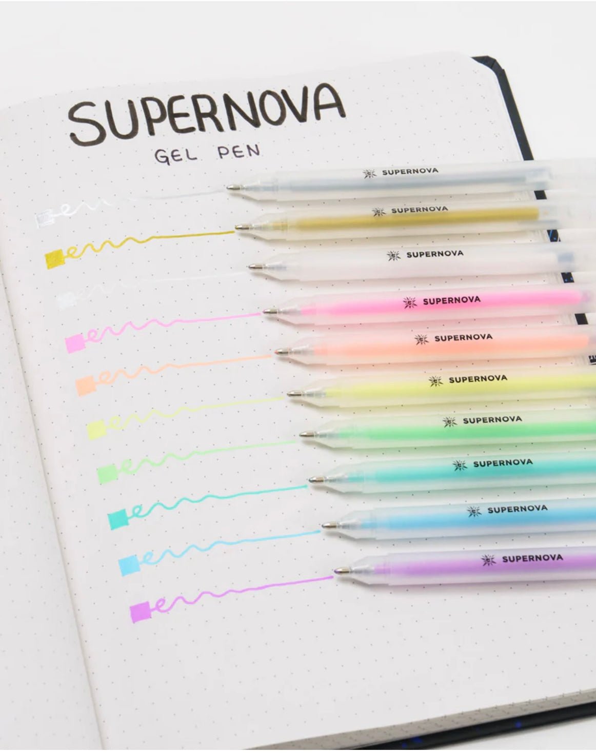 Supernova High Opacity Gel Pen Pack Medium Tip Cognitive Surplus
