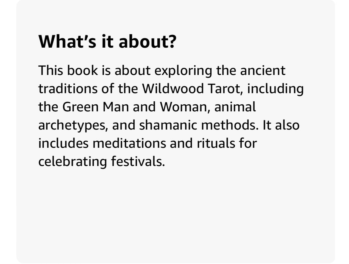 Wild Magic: The Wildwood Tarot Workbook by Mark Ryan and John Matthews