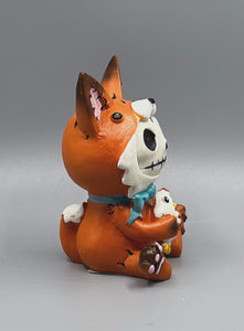 Fen the Fox Skeleton Furrybones Collectible Figurine Glow Fish Studios