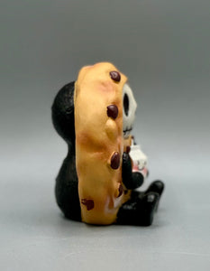 Choco Chip the Chocolate Chip Cookie Signature Skeleton Furrybones Collectible Figurine Glow Fish Studios