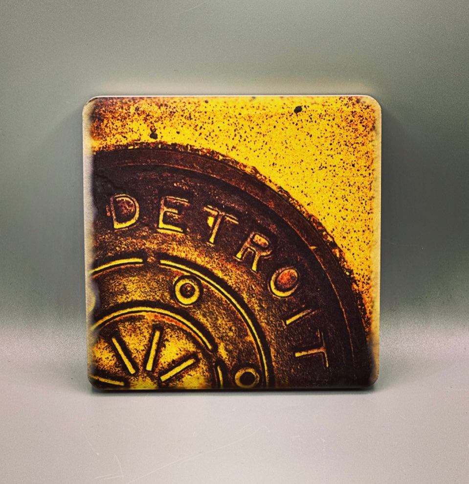Detroit Manhole Detroit Coaster Co Glow Fish Studios