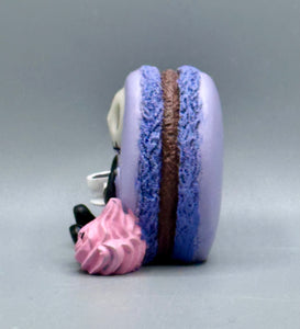 Ronny the Macaroon Signature Skeleton Furrybones Collectible Figurine Glow Fish Studios