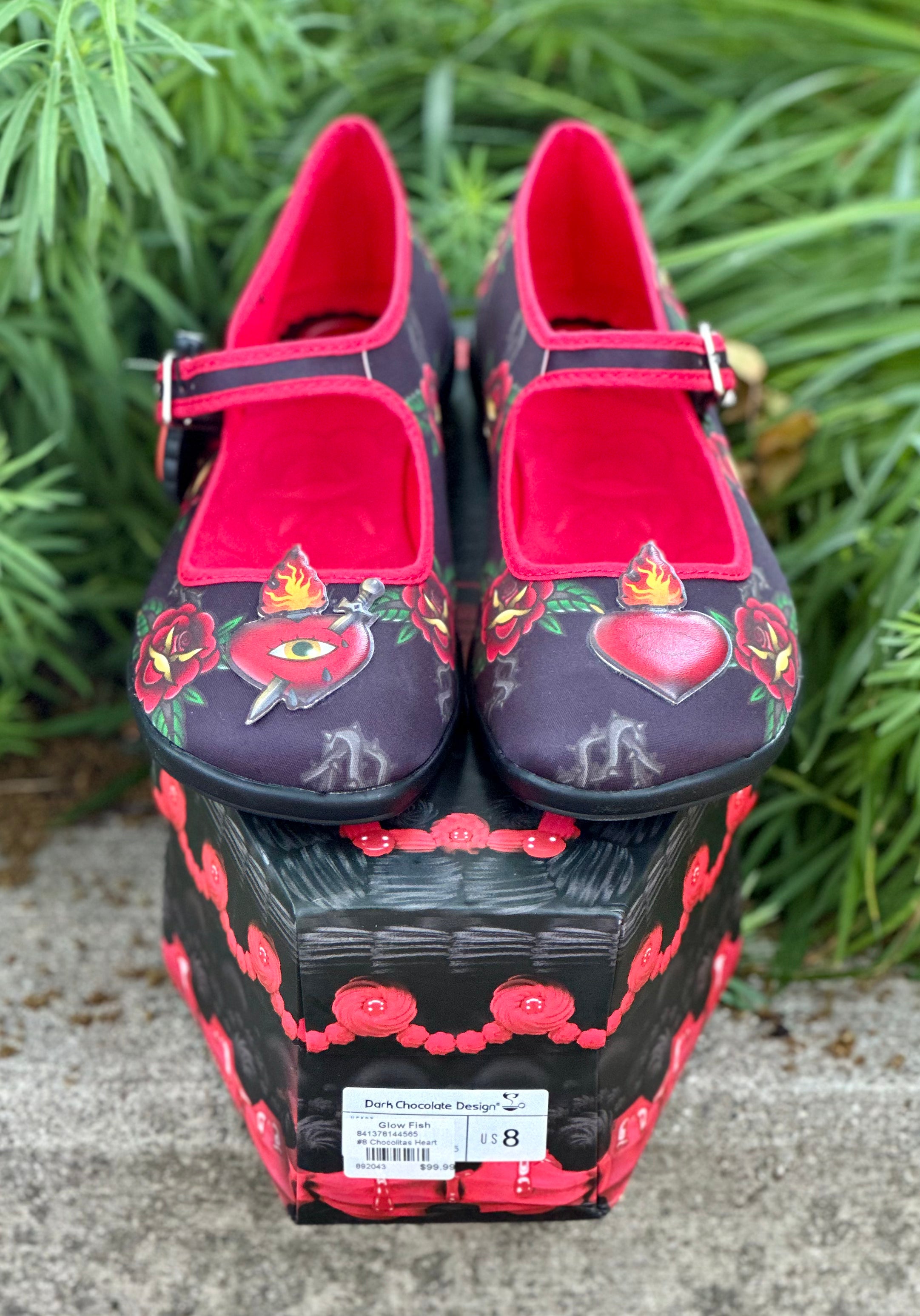 Chocolitas Heart Women's Mary Jane flats Hot Chocolate Design