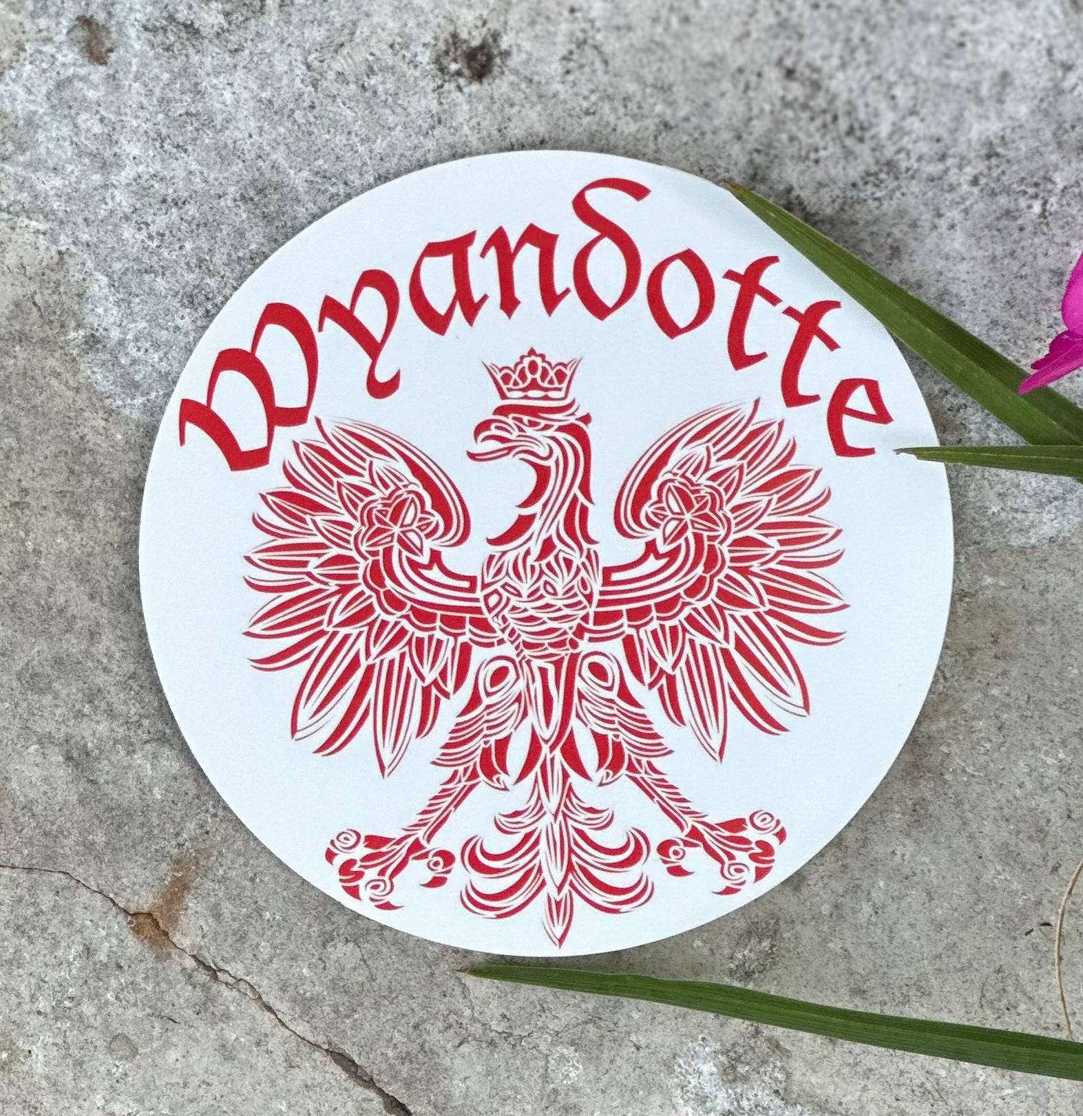 Wyandotte Polish Eagle Vinyl sticker