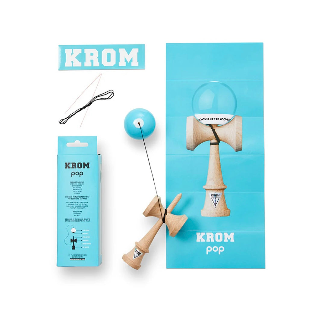 KROM Pop Lol Sky Blue Kendama