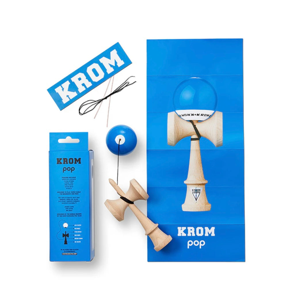 KROM Pop Lol Dark Blue Kendama