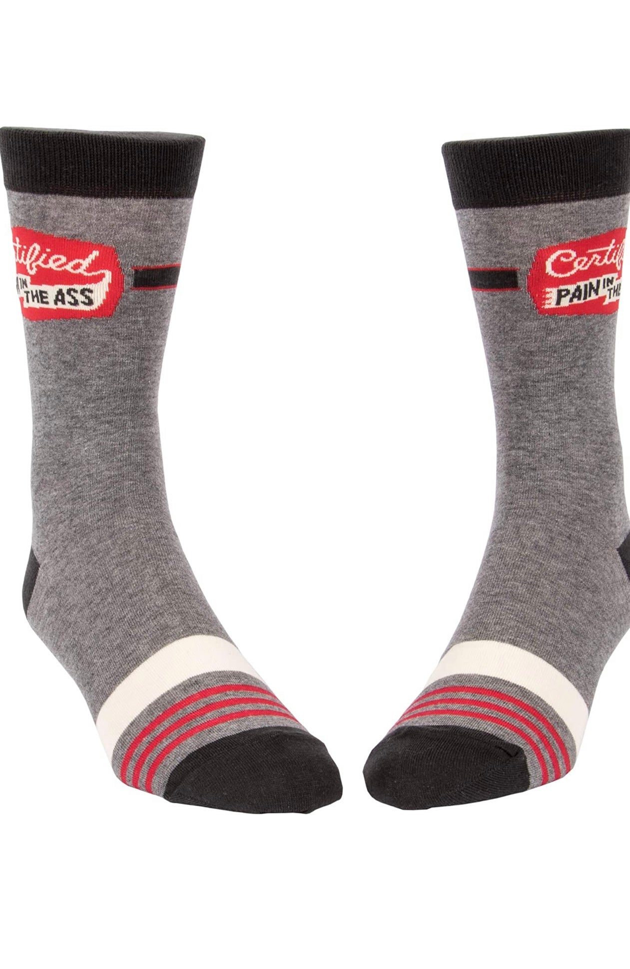 Certified Pain in the Ass Men's Crew Novelty Socks