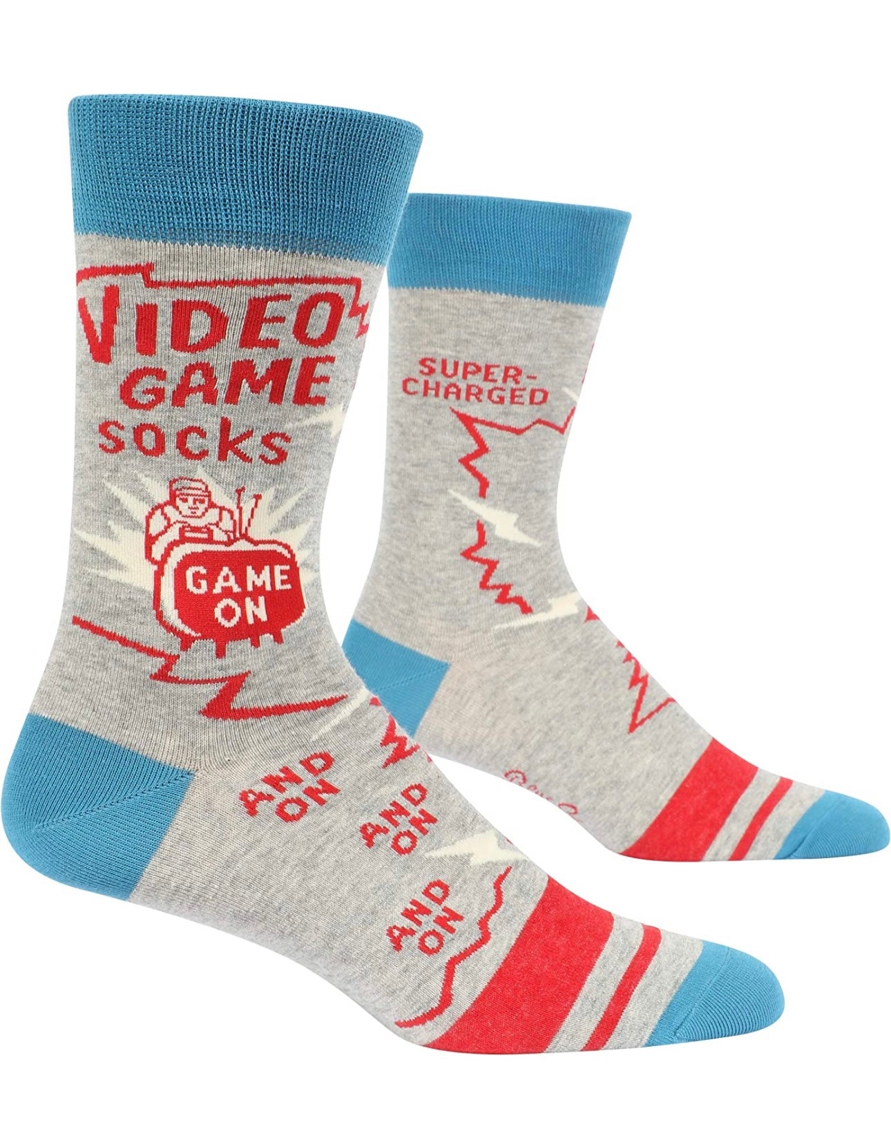 Video Game Socks Men's Crew Novelty Socks