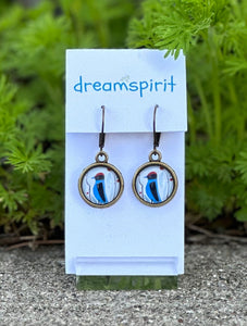 Dream Spirit Woodpecker Earrings