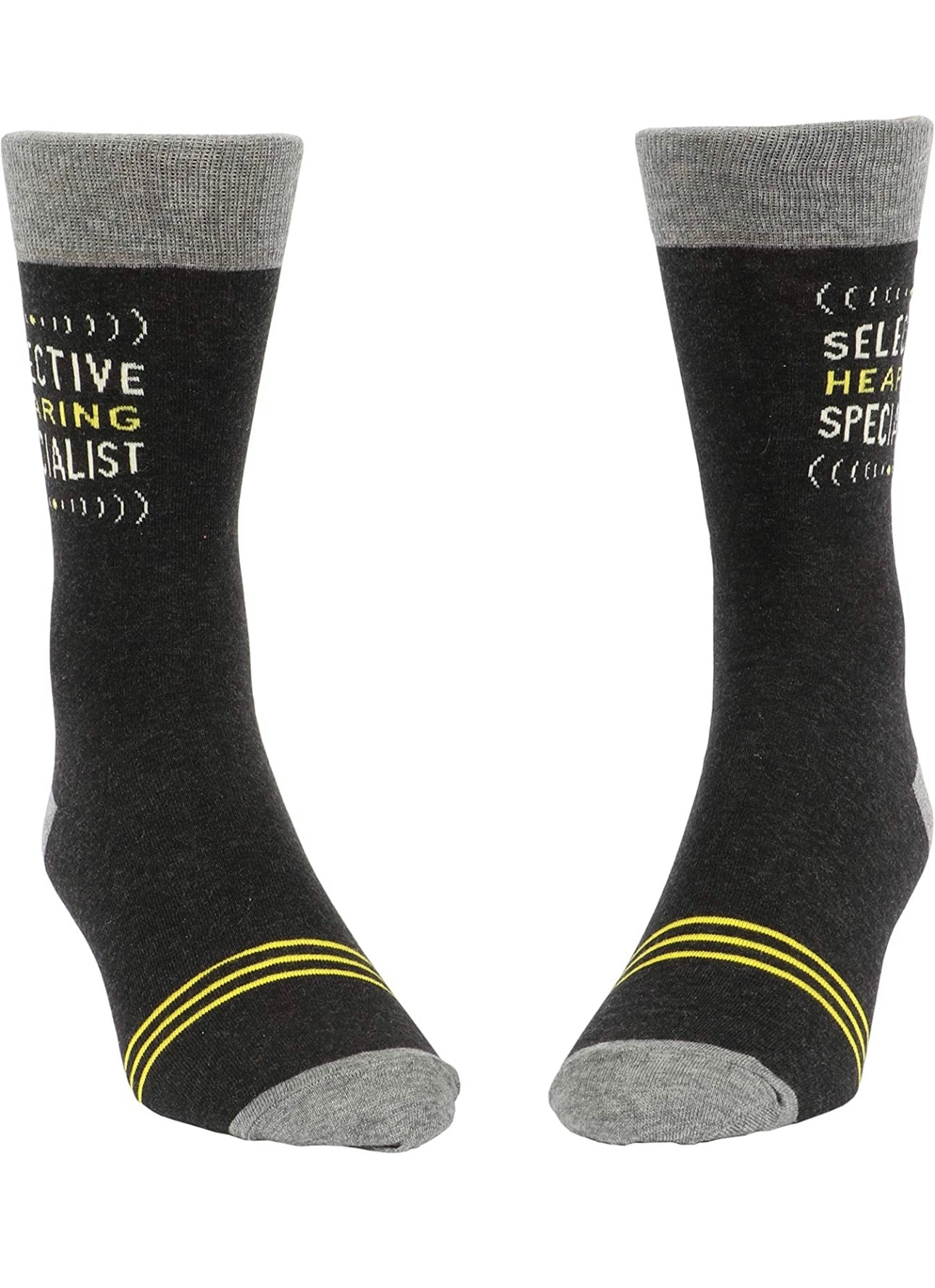 Selective Hearing Specialist Men's Crew Novelty Socks