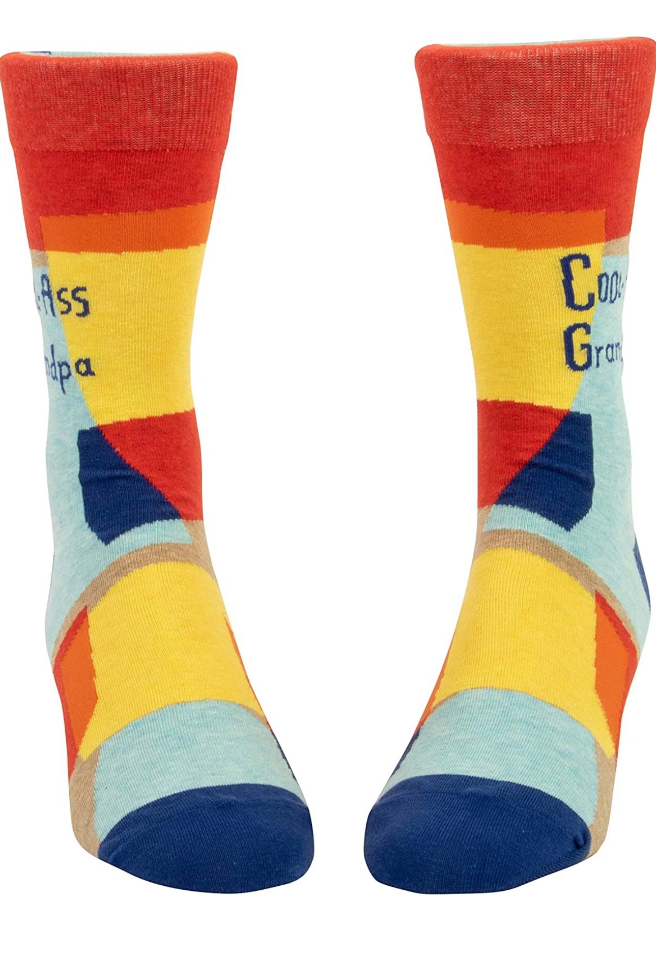 Cool-Ass Grandpa Men's Crew Novelty Socks