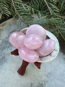 Rose Quartz Palm Stones