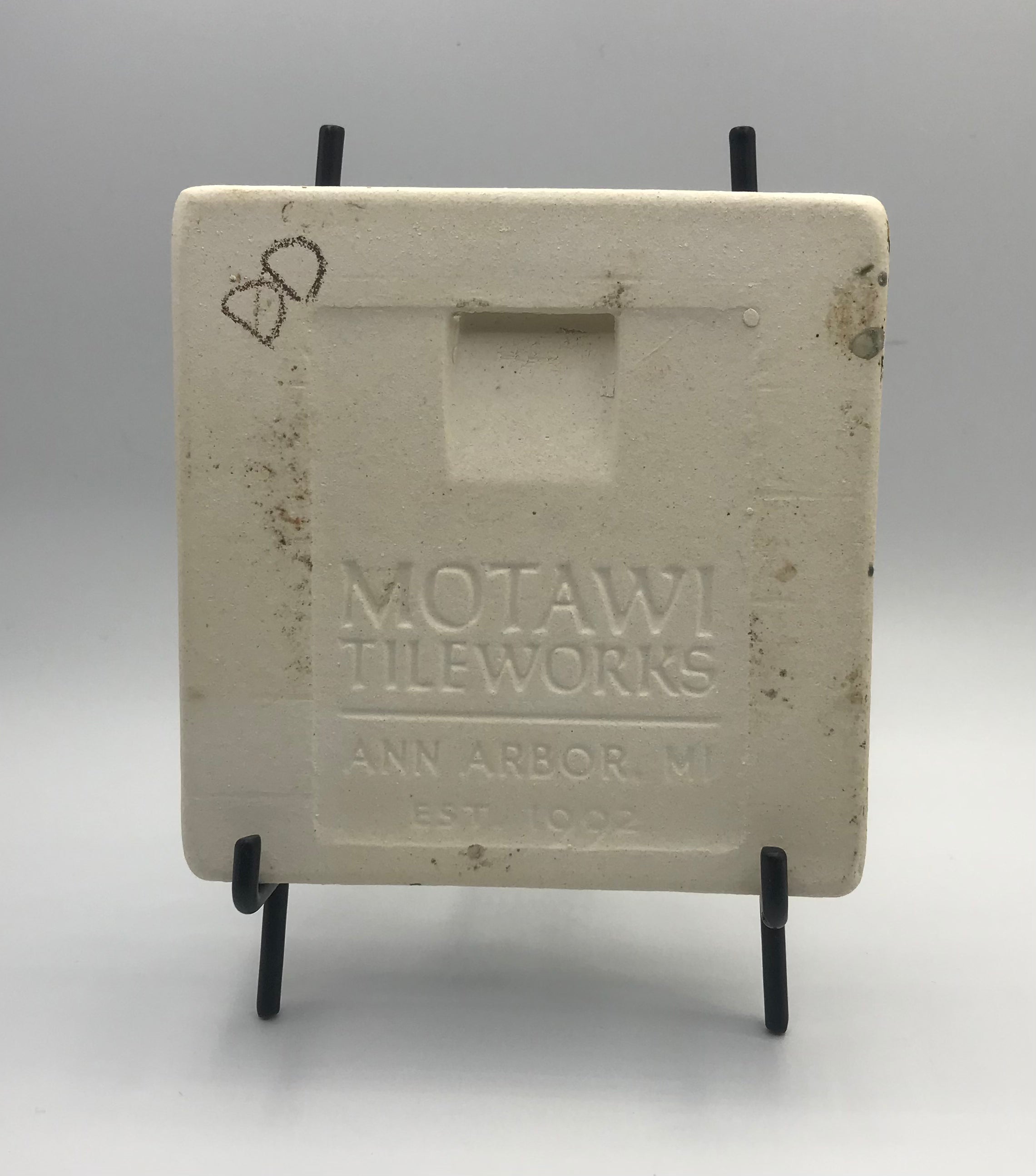Motawi Tileworks 4x4 Butterfly Turquoise